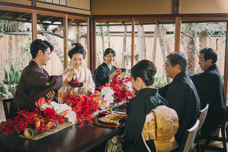 神社挙式 お食事会プラン 東京 神前式 神社結婚式の和婚スタイル
